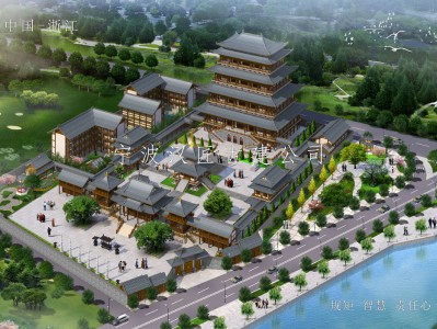 长沙寺院改扩建规划设计施工-石觉寺